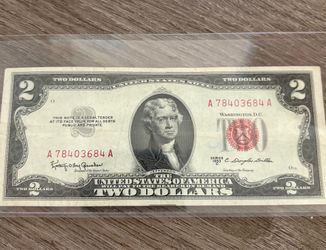 $2 red seal note
