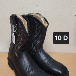Ariat Work Boot Size 10 D STEEL SQUARE TOE 