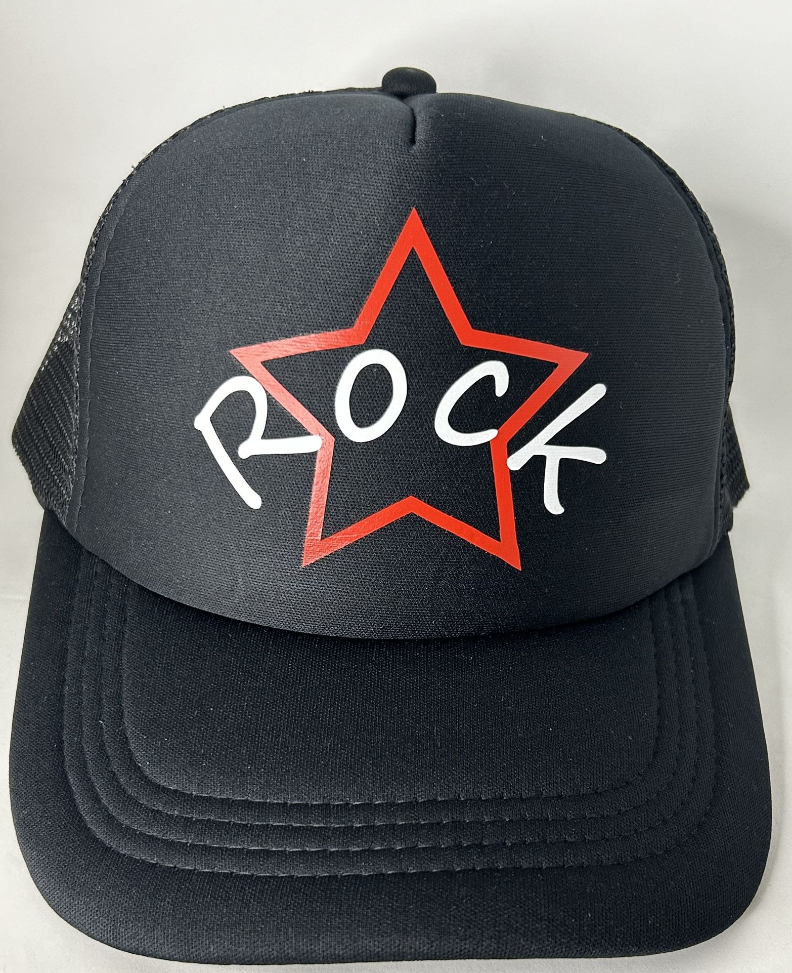 Black Rock Star Trucker Hat