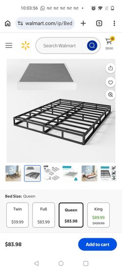 Metal box Spring with Fabric Cover