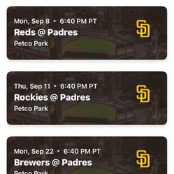 Padres Tickets 