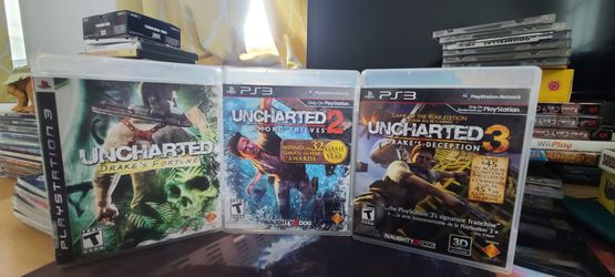 Playstation 3 games uncharted 1-3
