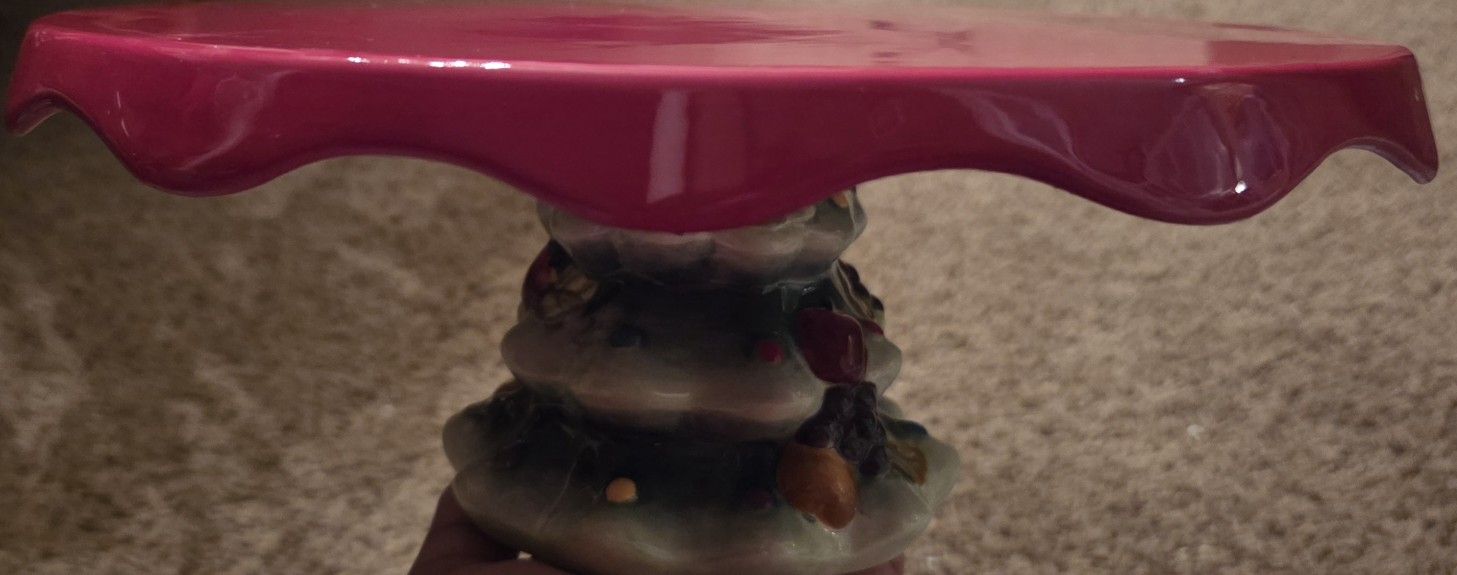 Home Interior Christmas Cake Or Display Plate