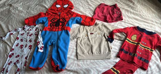 Marvel Spider-Man and Toddler Clothing Bundle