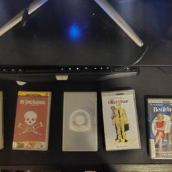 Lot Of 5 UMD Movies For PSP - Bewitched, Office Space, SAW, Jackass, Ali G Show