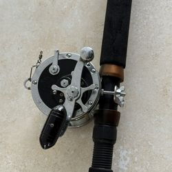 Hvy Duty Fishing; PENN 4/0 113 REEL & PENN STANDUP SLAMMER 5.5 ROD & 380+ yds Bog Game Trilene Line