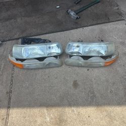 03 Tahoe OEM Headlights