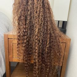 100% Human Hair Curls Highlights 