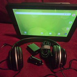 gpx 10" tablet & portable dvd player combo w/ head