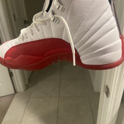 Air Jordan Cherry 12s Red/White, Size 9.5 mens