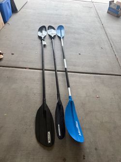 Set of 3 Kayak Paddles – Lifetime & Mortime