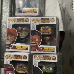 Brand New Zombie Funko Pop Lot Of 5 (new)(exclusive)