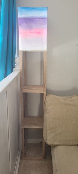 Night  Lamp With Shelves