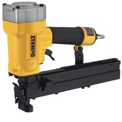 DEWALT Corded Pneumatic 16-Gauge 1 in. Crown Lathing Stapler