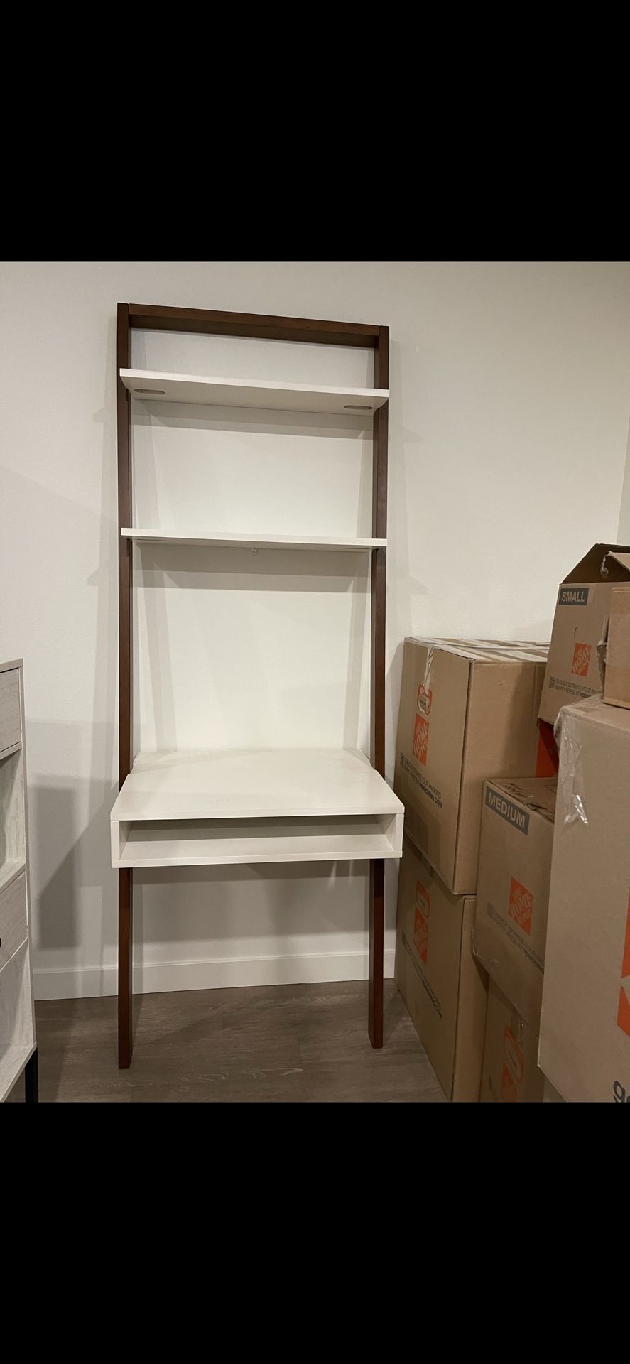 West Elm Ladder Shelf Desk