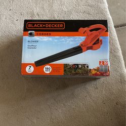 New Black & Decker Leaf Blower.