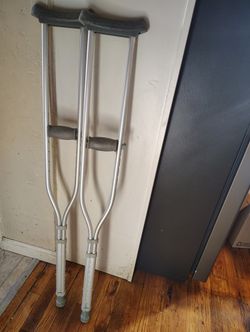 Metal Crutches 