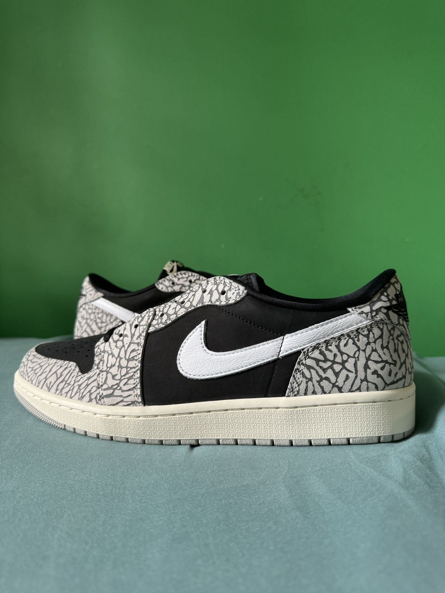 Nike Air Jordan 1 Low OG Black Cement Size 12