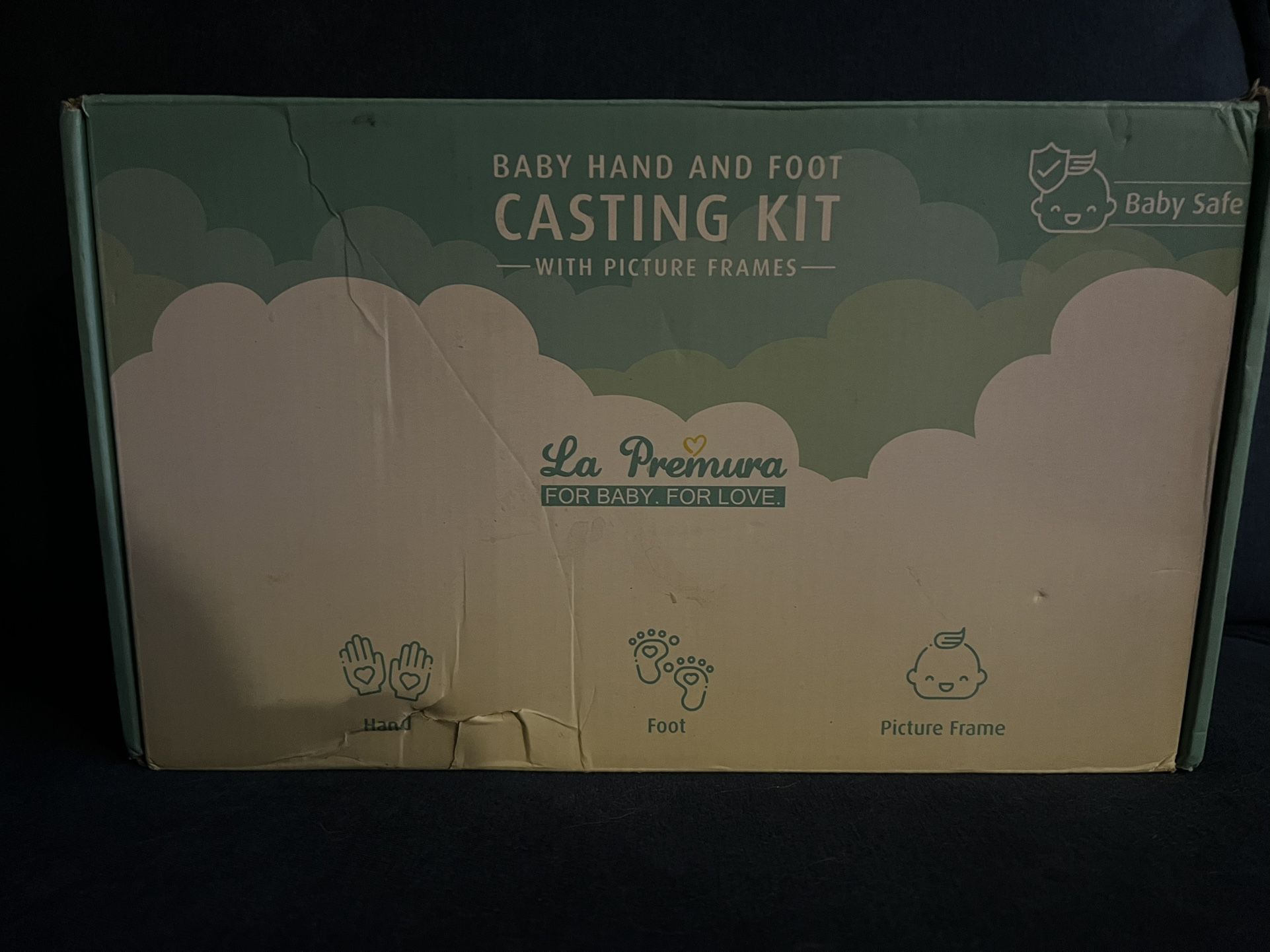 La Premura Baby Hand & Foot Casting Kit With Picture Frame