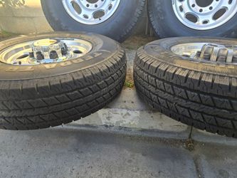 Wheels In Tires 16" 8 lug chevy Silverado gmc utility truck suburban Yukon 8x6,5