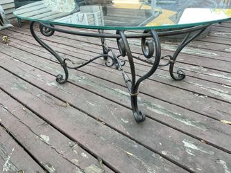 Decorative glass Top Coffee table