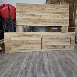 Queen Size Bed Frame With Storage Drawer