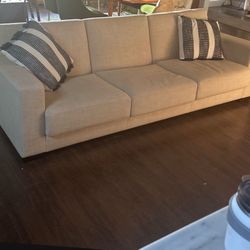 Beige couch / sofa