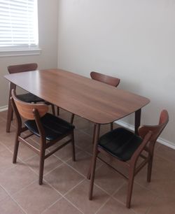 Dining table and chairs