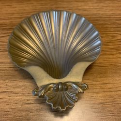 Gold color Trinket shell dish