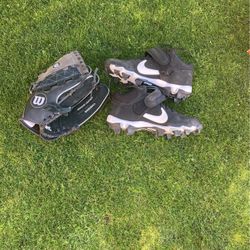 Glove And Cleats 