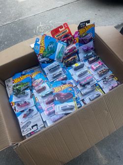 Box of brand new Hot Wheels