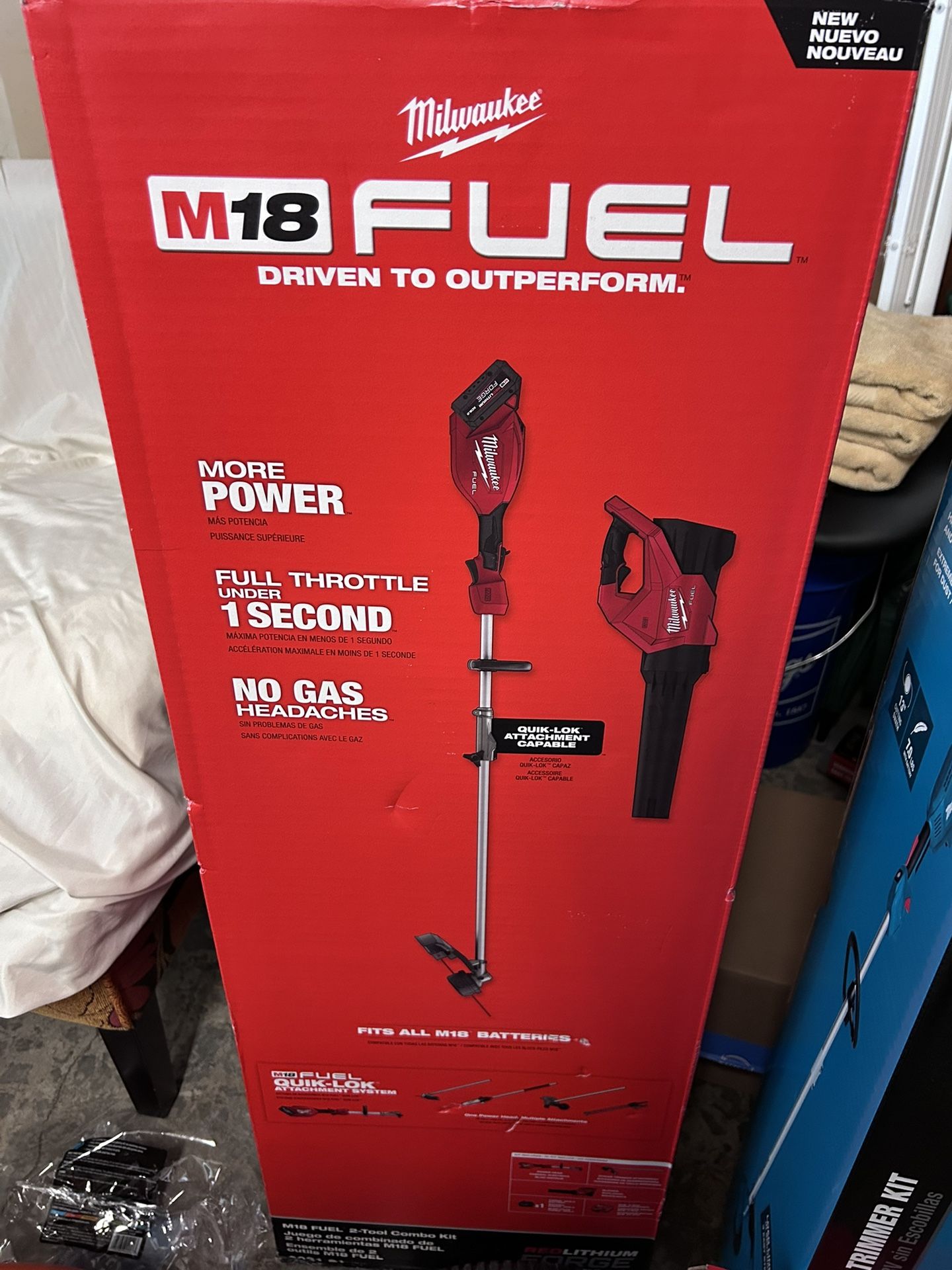 Milwaukee String Trimmer And Leaf Blower Combo