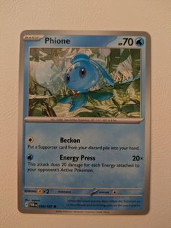 Phione Pokémon Card 055/167 TWM