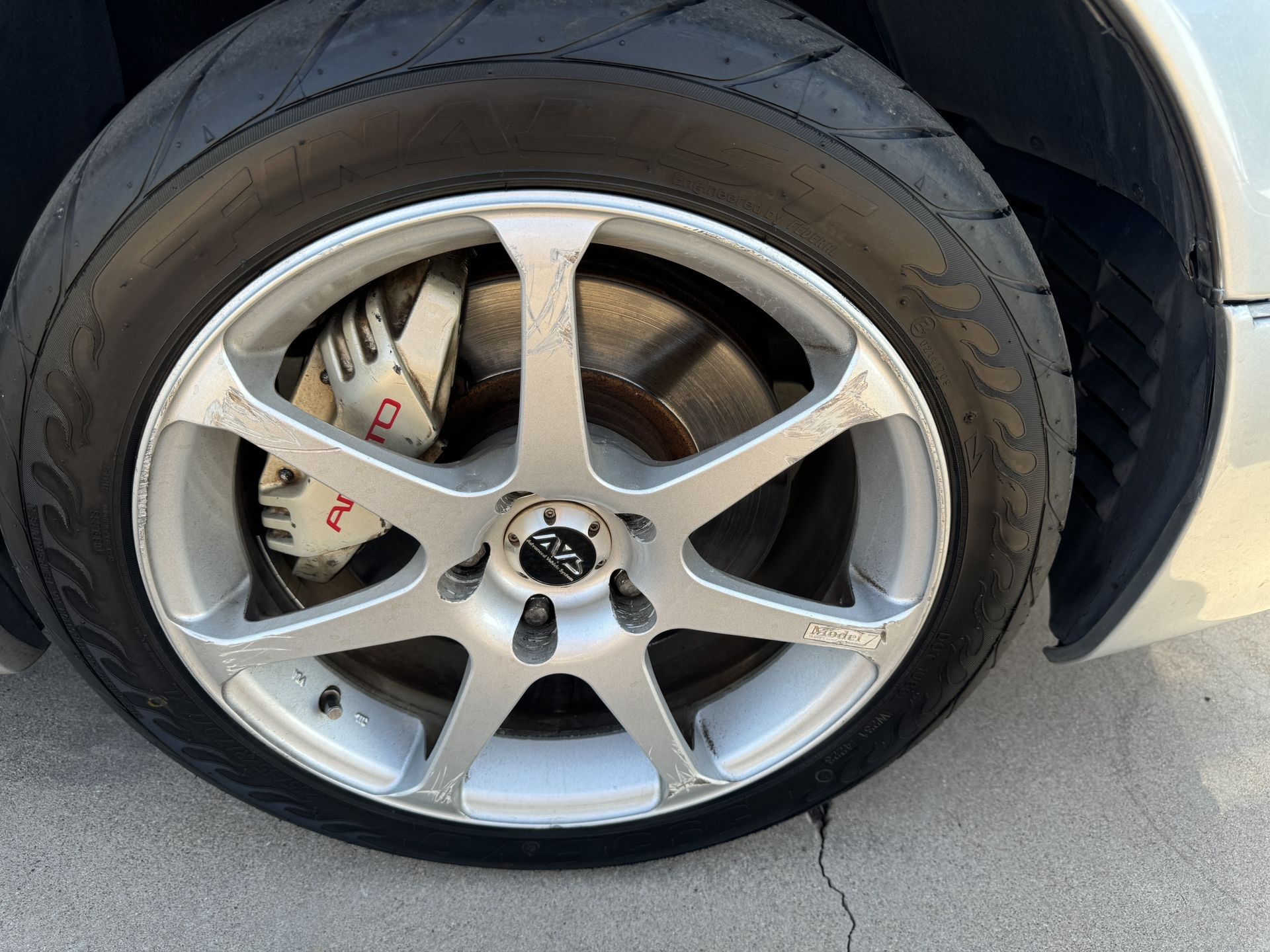 For Sale: 17” Yokohama Advan AVS Model T7 wheels with tires. for 