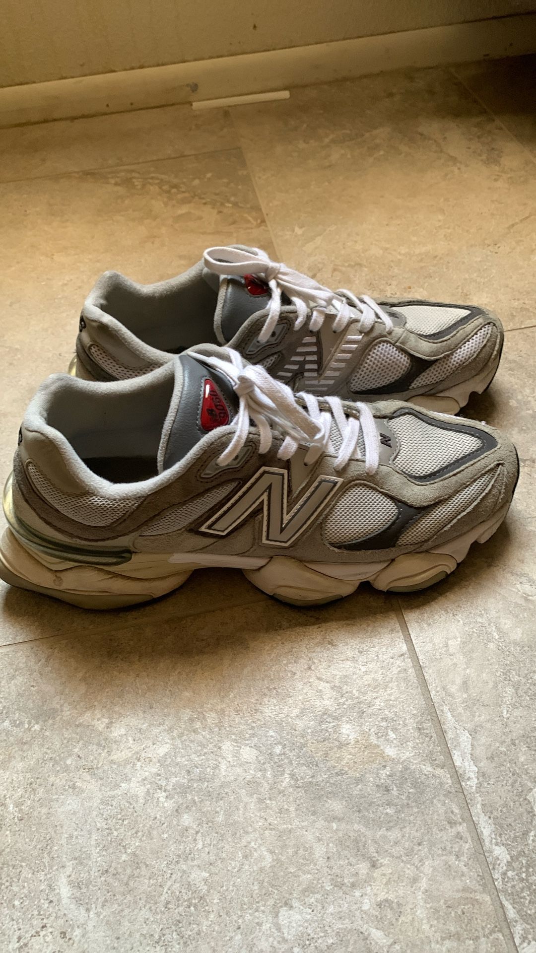 New Balance 9060 raincloud colorway mens running shoes