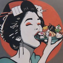 Hello Kitty Sanrio Painting 