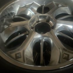 set of 4 tires& rims. $600.00