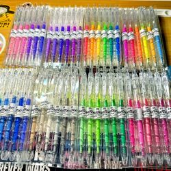 48 Clicker Colors Acrylic Paint Gel Pen