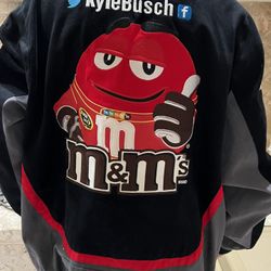 Kyle Busch M&M’s NASCAR Jacket By JH Design 2XL