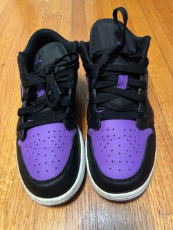 Air jordan 1 low | purple size 7 youth 45$ obo