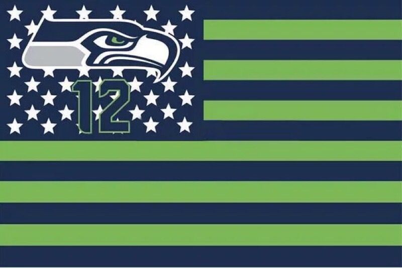 Seahawks flag Christmas gift