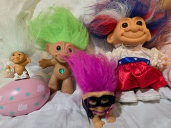 Vintage Troll Dolls from the '80s