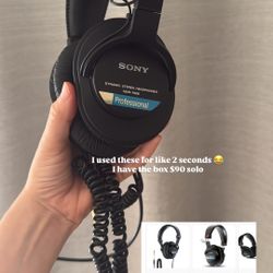 Professional Sony Sound Monitor Headphone 