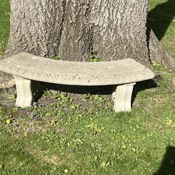 Concrete Garden Bench