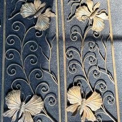 2 Metal Wall  Decor—32 Inches Tall X 12.5 Inches Wide