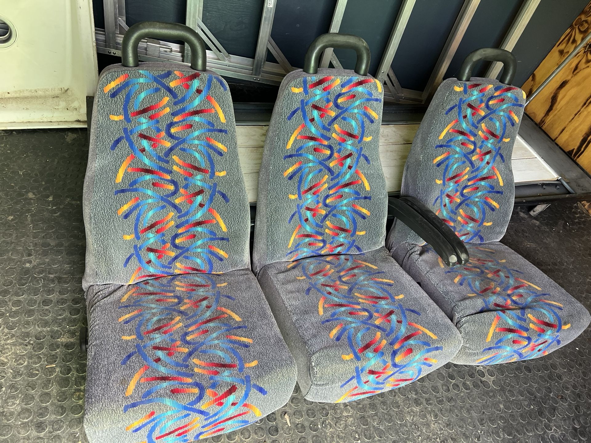 (3) Van or Bus Seats - Freedman Seating Co