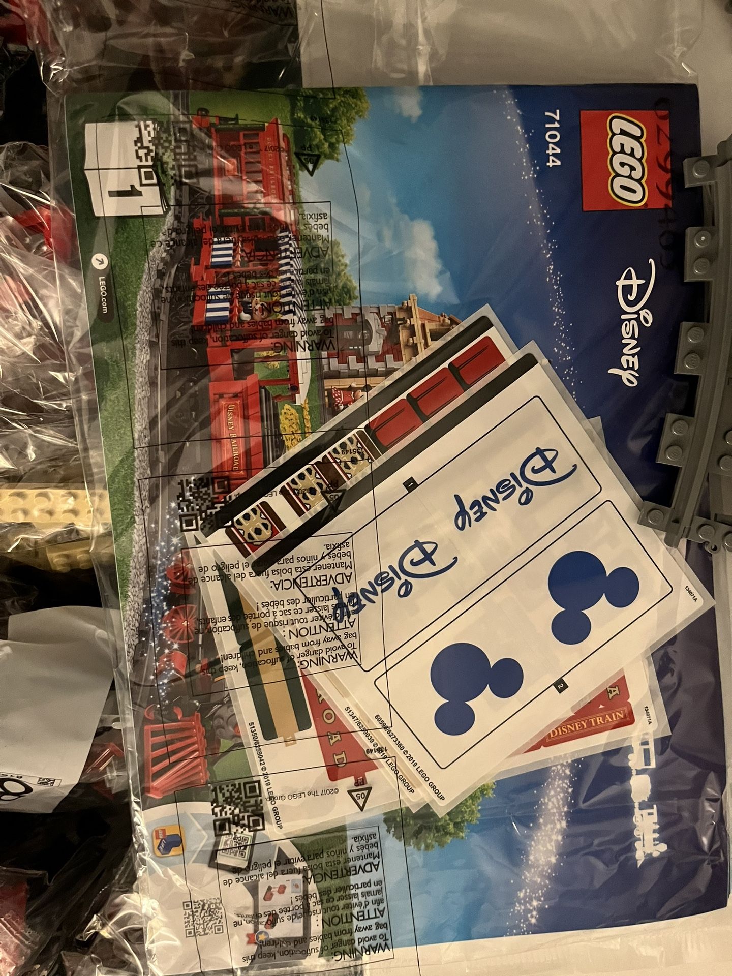 Lego Disney Train And Station Retired Set No Box But Unopened Bags
