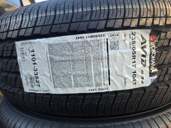 4 new YOKOHAMA AVID tires 235.65.17