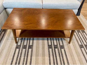 Wood mid-century modern coffee table