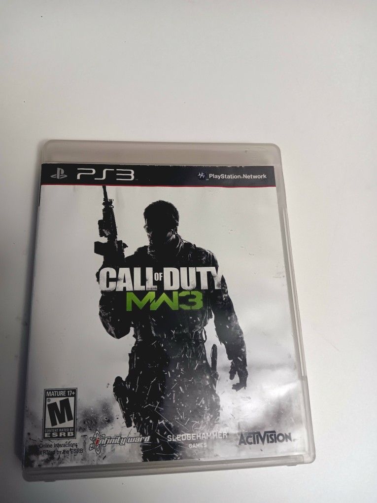 CALL OF DUTY MODERN WARFARE 3 PLAYSTATION 3 GAME